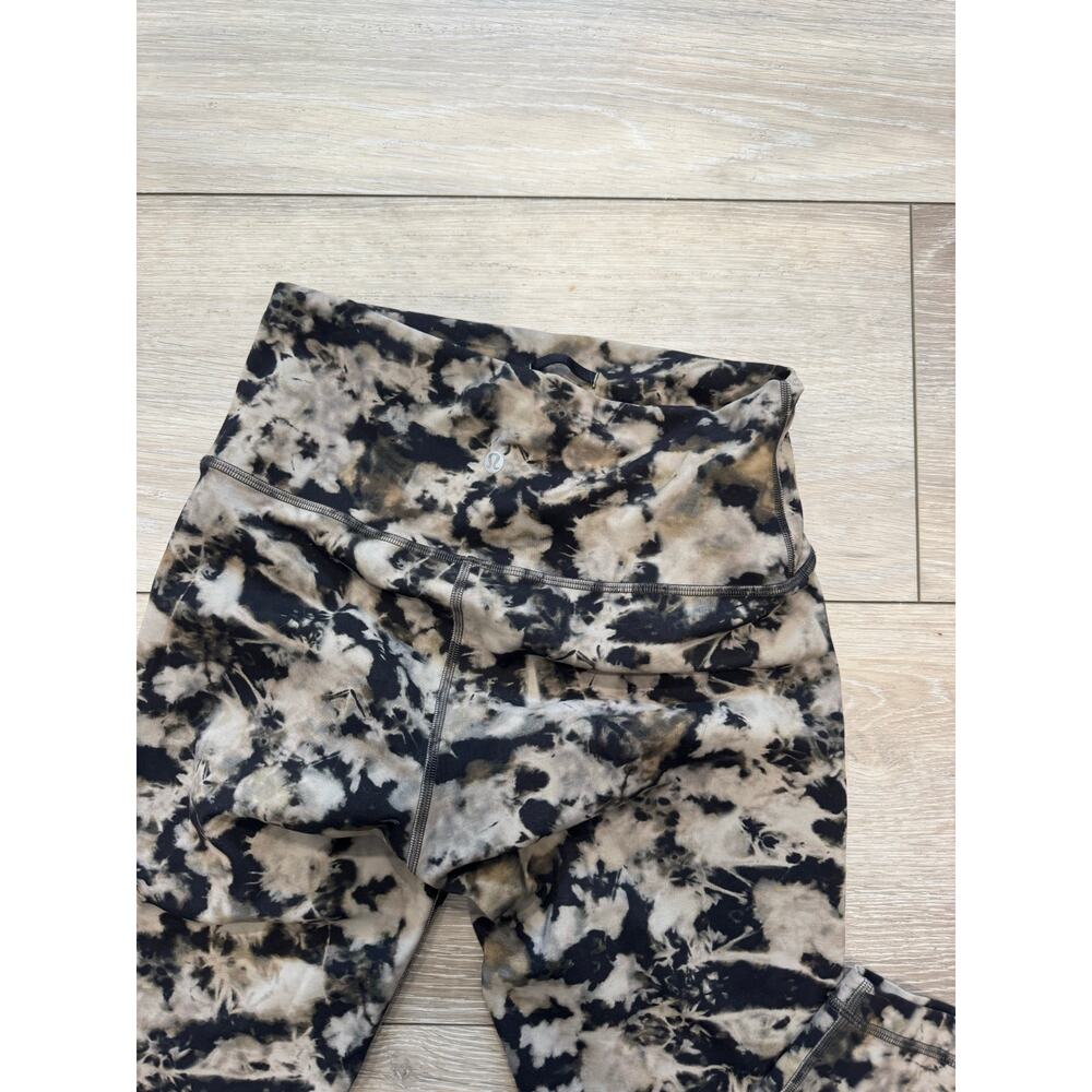 Lululemon Wunder Train High-Rise Tight 25" Dispersed Light Raw Linen Multi - Picture 3 of 5